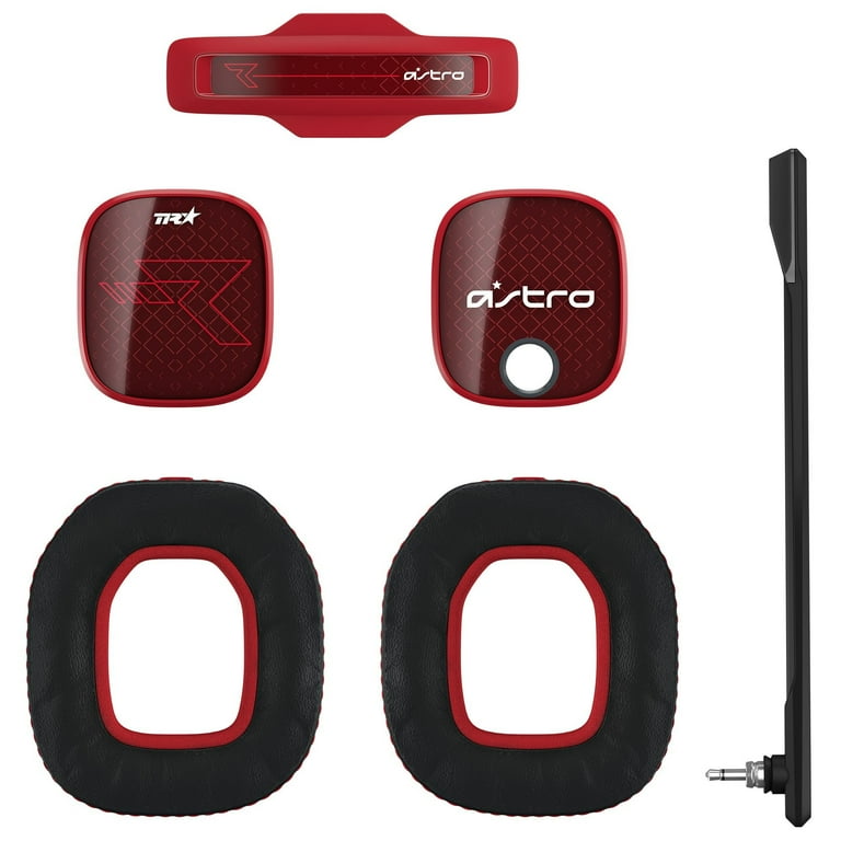 Astro A40 TR Mod Kit for Headset - Red, Noise-Isolating, Voice