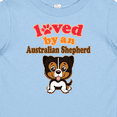 thumbnail image 4 of Inktastic Australian Shepherd Dog Cute Boys or Girls Baby T-Shirt, 4 of 5