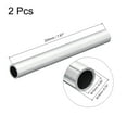 thumbnail image 2 of Uxcell 19mm OD 15mm Inner Dia 200mm Length 6063 Aluminum Tube for Industry DIY, 2 Pack, 2 of 5
