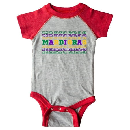 

Inktastic Mardi Gras Mirror Words Gift Baby Boy or Baby Girl Bodysuit