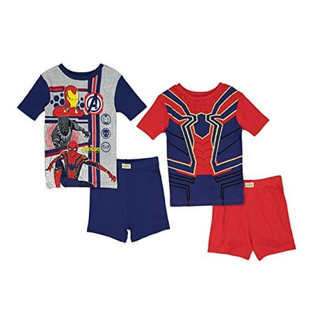 - Character Sleepwear Boys Boys' 4Pc Avengers Set, 8