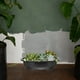 thumbnail image 3 of 5 macetas ovaladas de plástico con orificio de drenaje para plantas de jardín de interior y exterior, macetas decorativas para balcón y patio., 3 of 6