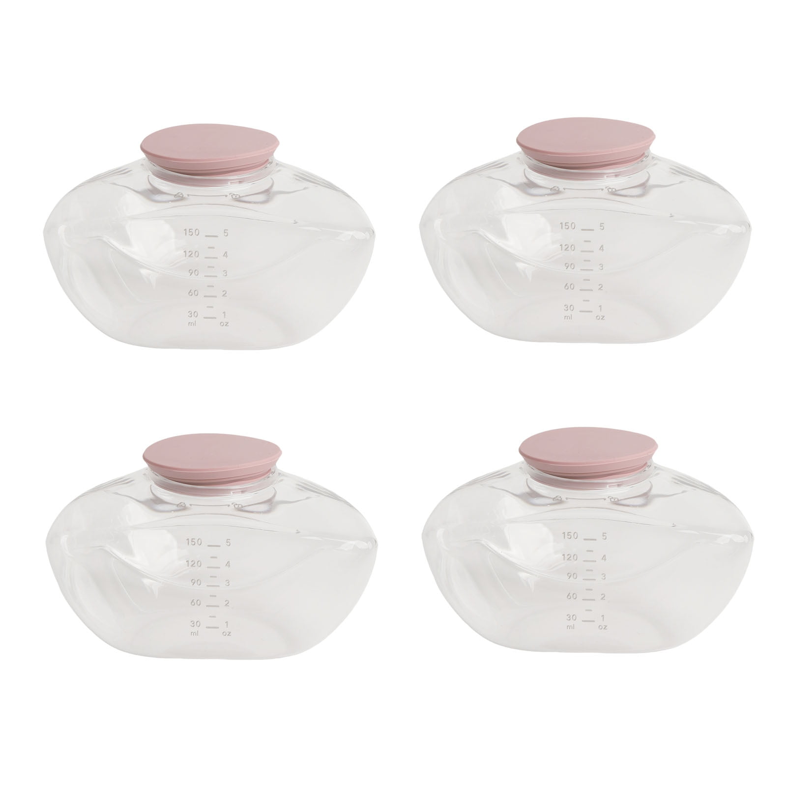 Sorven Breastmilk Collection Cup for M9 Breastpump Milk Collection Cup, 150 ML 4 Pcs Breastmilk Collection Cup for Pumps Replacement for M9