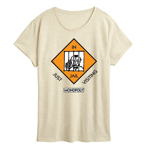Monopoly - In Jail Just Visiting - Women's Short Sleeve Graphic T-Shirt
