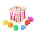 thumbnail image 1 of Juguete clasificador de formas Zulema Habilidades motoras de madera Montessori Estilo A Zulema clasificador de formas, 1 of 7