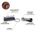 thumbnail image 2 of Performance Tool W490 7-Pc. Micro 1/4" Bit Ratchet Set, Steel, Color-Coded, Phillips and Slotted Bits, 2 of 7