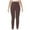 Brown, variant on OSOLU Women Lightweight High Waist Plus Size Yoga Pants Design Workout Stretchy Running Tummy Control Joggers Bottoms Beige XXL