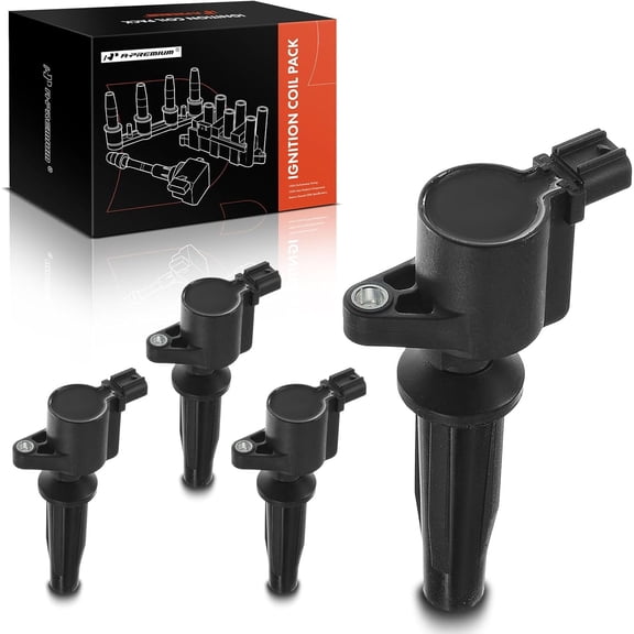 A-Premium Ignition Coil Pack Replacement for Ford Escape 2005-2008 Focus Transit Connect Mazda 3 Tribute Mercury Mariner 4-PC Set
