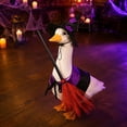 thumbnail image 3 of Sruoe Halloween Cloak Hat Set Porch Goose Outfits, 23" Porch Goose Clothes for Lawn Yard and Patio Decoration, Lawn Goose Clothing for Cement Goose Lawn Goose Outfit, Garden Goose Costume, 3 of 6