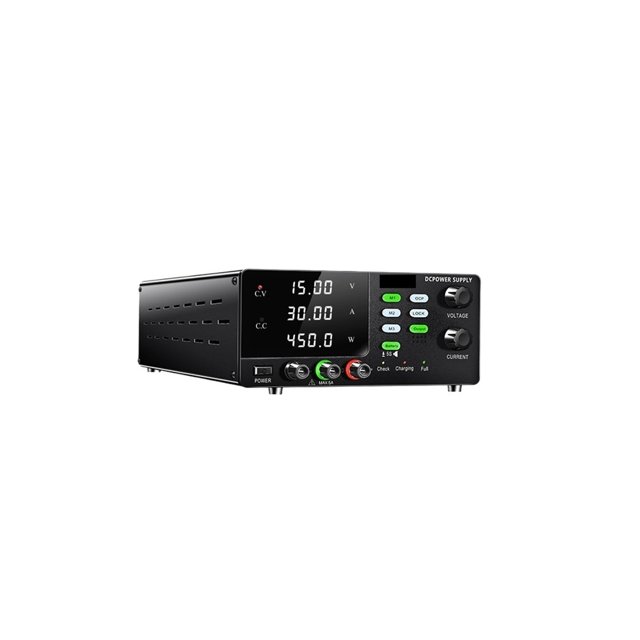 Fully Charged Auto Stop DC Power Supply OCP Buzzer Memory Voltage Regulator Source Check/Charging/Full ,Easy to Use