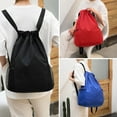 thumbnail image 4 of Men/Women Waterproof Nylon Backpack Travel Bag With Drawstring Large Capacity Sports Bag Fitness, 4 of 6