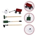 thumbnail image 1 of KAKOWELY 5 Pieces Mini Gardening Tool Model Wood Assorted Color Garden Scene Accessories Mini House Style, 1 of 8