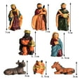 thumbnail image 4 of TIELUTT Exquisite Scene Desktop Ornament Display for Home and Manger Stable Crib Figurine Christmas Ornament Snowflake Postal Ornament Ornament Big Ornament Christmas Ornament, 4 of 7