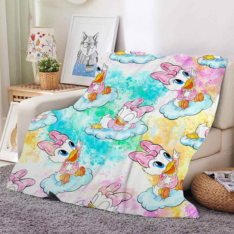 Mickey Mouse Cartoon Novelty Throw Blanket,Home Decor Bedding Kids Throw  Blankets Fits Couch Sofa Bedroom Living Room Suitable for Kids Adults