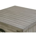 thumbnail image 3 of Traditional Three Drawer Wood File Drawer Storage Cabinet Gray, 3 of 8