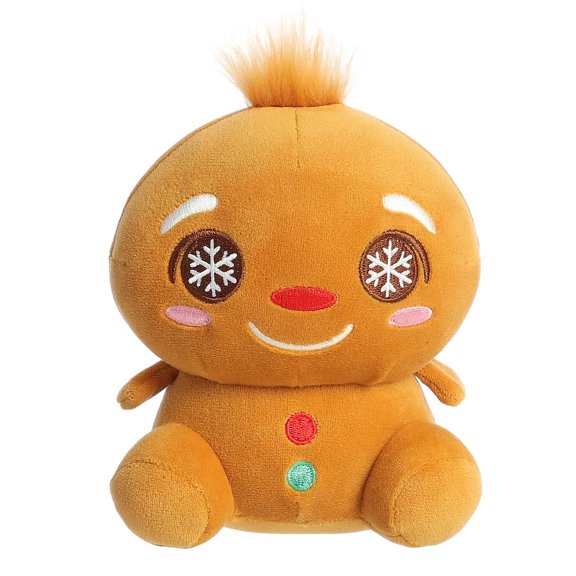 Aurora - Small Brown Squishiverse - 5.5" Squishy Gingerbread - Adorable Stuffed Animal