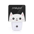 thumbnail image 1 of Balery Cat Meow Luz Nocturna LED con Sensor Automático, Enchufe con Sensor Crepuscular, Luz Suave de 0.5W para Dormitorio, Pasillo, Baño-US, 1 of 7
