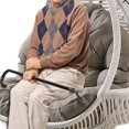 thumbnail image 1 of Cojín de repuesto para silla de huevo, columpio grueso, lavable, cesta colgante, cesta Fivean unisex, 1 of 1