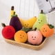 thumbnail image 5 of Lindo juguete de peluche 3D de pera, melocotón, plátano, muñeca suave para niños, regalos para niñas, decoración de la habitación del bebé, accesorios de fotografía para niños, 5 of 5
