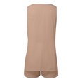 thumbnail image 5 of fatyb Shorts Suit Set for Women Summer 2 Piece Outfits Sleeveless Vest and Pants Suit Business Casual Matching, 5 of 6