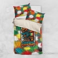 thumbnail image 1 of Senegal Bedding Set with Colorful Wildlife Graffiti and Nature Rises Roars, 1 of 7