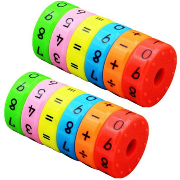 Juguetes de cálculo magnético Juguetes de desarrollo intelectual para niños, Juguetes de cálculo para niños, Personajes de cálculo Juguetes educativos de matemáticas (2 piezas) Zhivalor LKX-1246