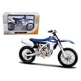 thumbnail image 1 of Modelo de motocicleta Yamaha YZ450F 1/12 de Maisto Maisto 13021bl, 1 of 1