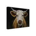 thumbnail image 2 of Hippie Hound Studios 'Black Background Cow Tank' Canvas Art, 2 of 3