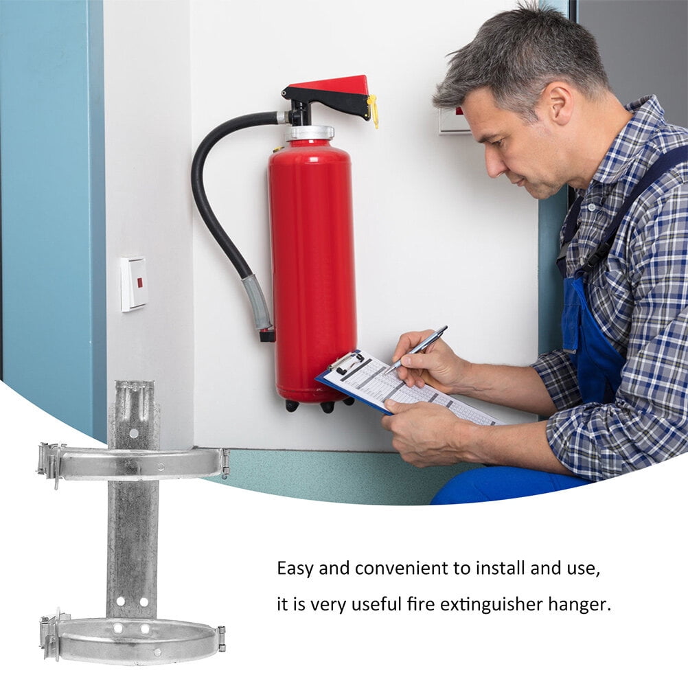 Masteelf 4 pcs Fire Extinguishers Wall Bracket Practical Fire Extinguisher Mounts for Home Office 2kg