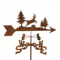 thumbnail image 1 of EZ Vane EZ1307-DK Weathervane de Cerf Sautant avec Support de Pont, 1 of 1