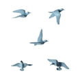 thumbnail image 1 of Arte de murales 3D 5 piezas Gloria pájaros Gaviota volando decoración azul, 1 of 9