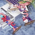 thumbnail image 4 of Godderr Independence Day Celebration Logo Wooden Lettering Decorated Patriotic Tabletop Ornaments, 4 of 5