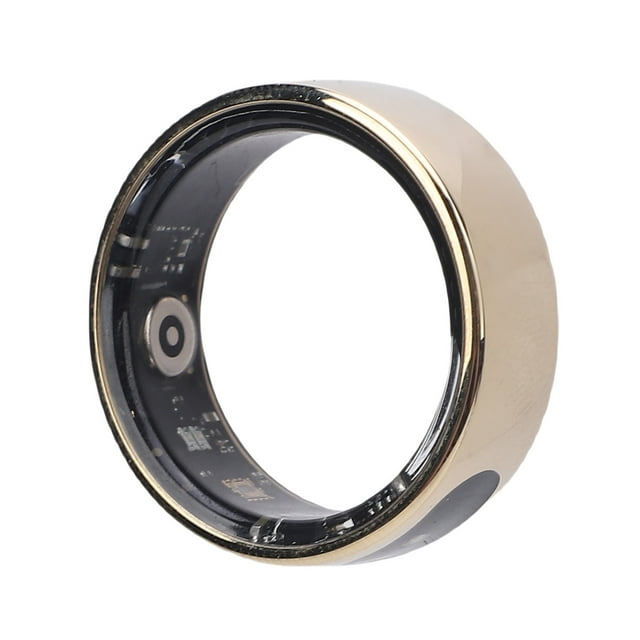 Fitness Smart Ring Touch Control Body Temperature Tracking Message Reminder Fitness Tracker Ring Support Multi Sports Modes 5ATM for Cycling Hiking Running