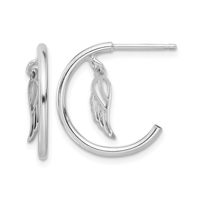 Boucles d'Oreilles Pendantes en Argent Sterling Poli