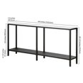 thumbnail image 5 of Pemberly Row Contemporary Wood 64" Black Bronze Console Table, 5 of 9