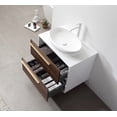 thumbnail image 6 of Goreme 30" Smoke Gray Oak Wall Mount Bathroom Vanity, 6 of 10