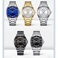 thumbnail image 3 of CURREN Simple Style Stainless Steel Strap Quartz Wristwatches for Man Luxury Business Watches with Luminous Hands, 3 of 6