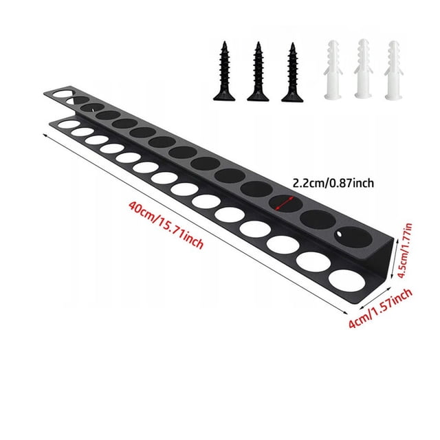 28 Holes Pliers Holder Wall Mount Wall Mounted Tool Organizers Hammer Rack Organizer Hand Tool Organizer Bracket