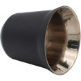 thumbnail image 4 of Tazas de café espresso de acero inoxidable de doble pared con aislamiento térmico y cápsulas de color azul oscuro, 4 of 5