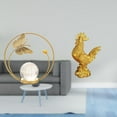 thumbnail image 2 of Estatua de bola de cristal,Estatuas de bolas de cristal para decoración del hogar,escritorio interior,Escultura de bola de cristal Figura de hierro Decoración,Escultura de pollo,Escultura de, 2 of 8