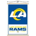 thumbnail image 2 of NFL Los Angeles Rams - Logo 21 Wall Poster with Wooden Magnetic Frame, 22.375" x 34", 2 of 5