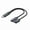 Color:Grey,shape,Type C usb, variant on USB C OTG Charger Adapter 2 in 1 USB-C Splitter Short Type C Charging Cable with USB Female and USB C Female for Phone
