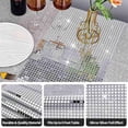 thumbnail image 3 of 3X Camino de Mesa para Fiesta Disco, Camino de Mesa de Aluminio Plateado con Espejo, Cubierta de Mesa MetáLica Brillante para Fiesta de Baile Disco, Boda, 3 of 5