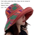 thumbnail image 6 of Women's Packable Foldable Bucket Hat UV Sun Protection Wide Brim Summer Beach Cap, 6 of 7