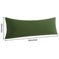thumbnail image 4 of Ntbay 2 Pack Microfiber Ultra Soft Body Pillowcase with Envelope Closure, Wrinkle, Stain Resistant Body Pillow Cover, 20" x 54", Olive Green (Not Include Body Pillow), 4 of 6