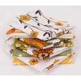 thumbnail image 3 of Soimoi 8 Pc Fat Quarter Bundle,Summer Floral CollectionPrint 18"x 22"DIY Patchwork-100% CottonPre-Cut Quilting Fabric Orange, Olive Green, 3 of 7