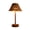 Brown, variant on Rechargeable Touch Dimmable LED Table Lamp with Scalloped Woven Rattan Shade for Bedroom Nightstand and Living Room in Brown