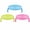 3pcs Mix, variant on 2-Tier Microwave Folding Tray,Stackable Heating Tray with Flexible Handle, Space Saving Kitchen Oven Food-Grade Shelf for Home Office