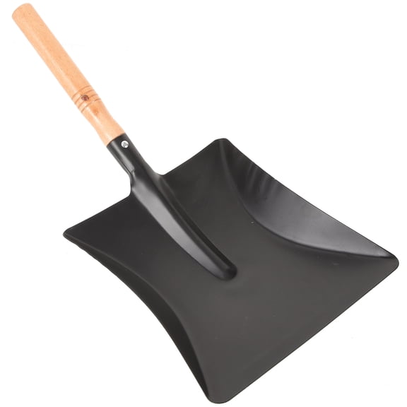OUNONA Household Small Iron Spade Wood Handle Garden Shovel Garden Soil Loosing Shovel