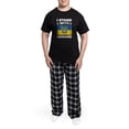 thumbnail image 5 of CafePress - I Stand With Ukraine Men's Dark Pajamas - Men's Dark Loose Fit Cotton Pajama Set, 5 of 7